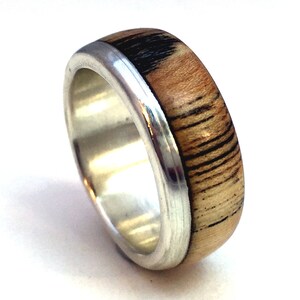 Mens Ring, Wooden ring, Mens wood ring, Womens wood ring, spalted pecan, wood wedding band, wood jewelry, wood wedding ring,wood anniversary