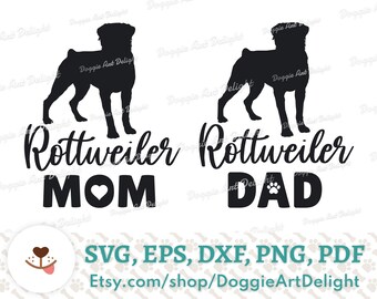 Download Rottweiler Mom Svg Etsy