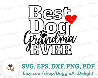 Download Dog Grandma Svg Etsy