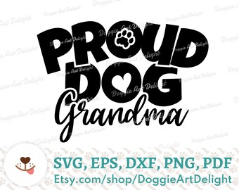 Download Dog Grandma Svg Etsy