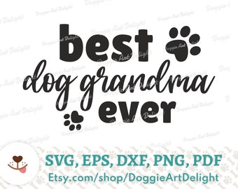 Download Dog Grandma Svg Etsy