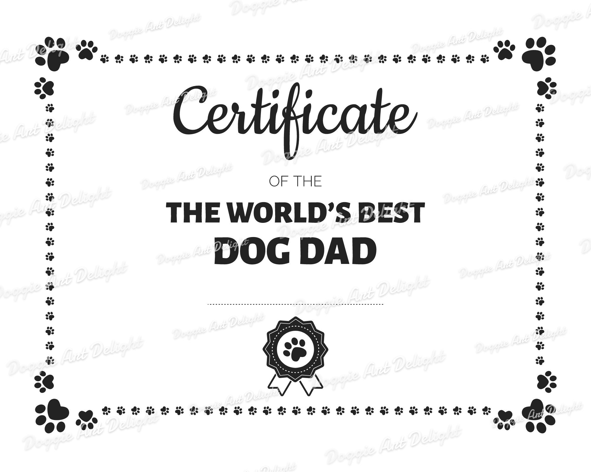 dog and dad matching