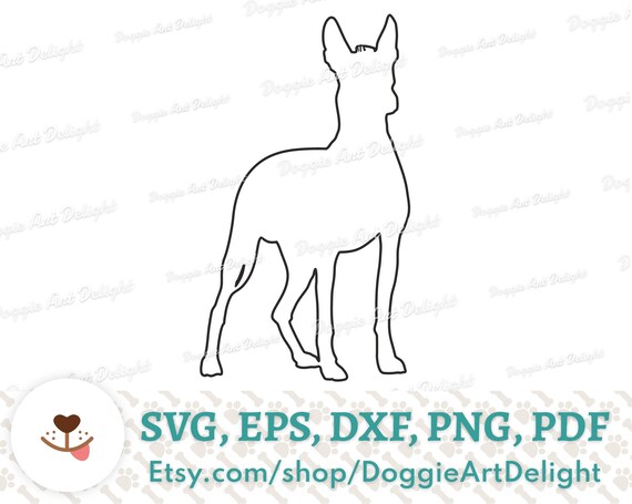 Imagen de contorno vectorial del perro Xoloitzcuintli. Xolo - Etsy México Imagen de contorno vectorial del perro Xoloitzcuintli. Xolo - Etsy México