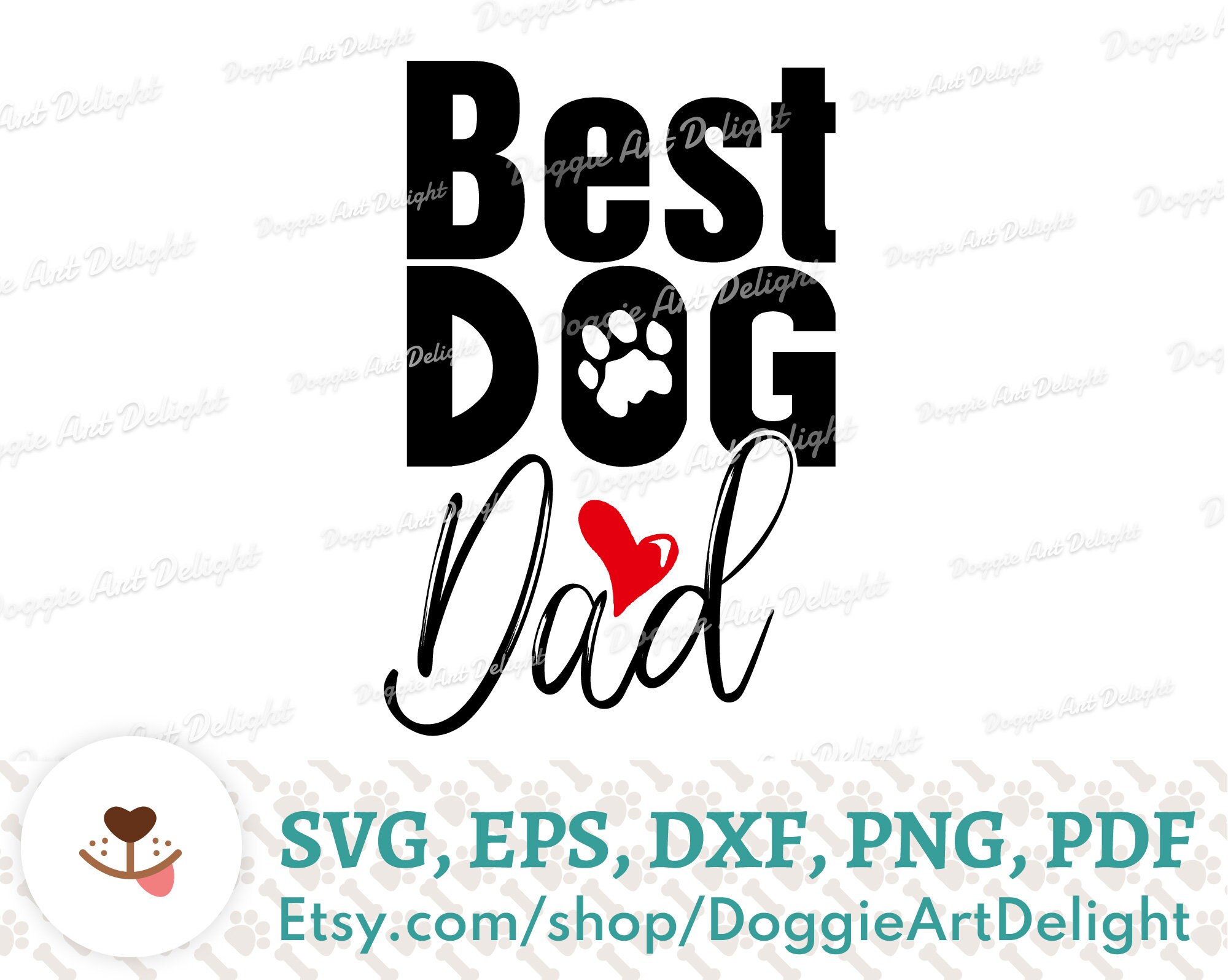 dog and dad matching