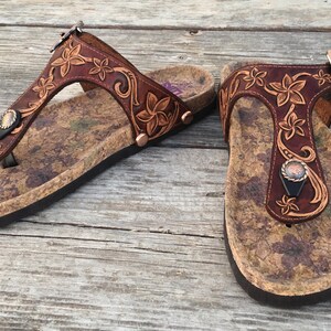 hand tooled birkenstocks