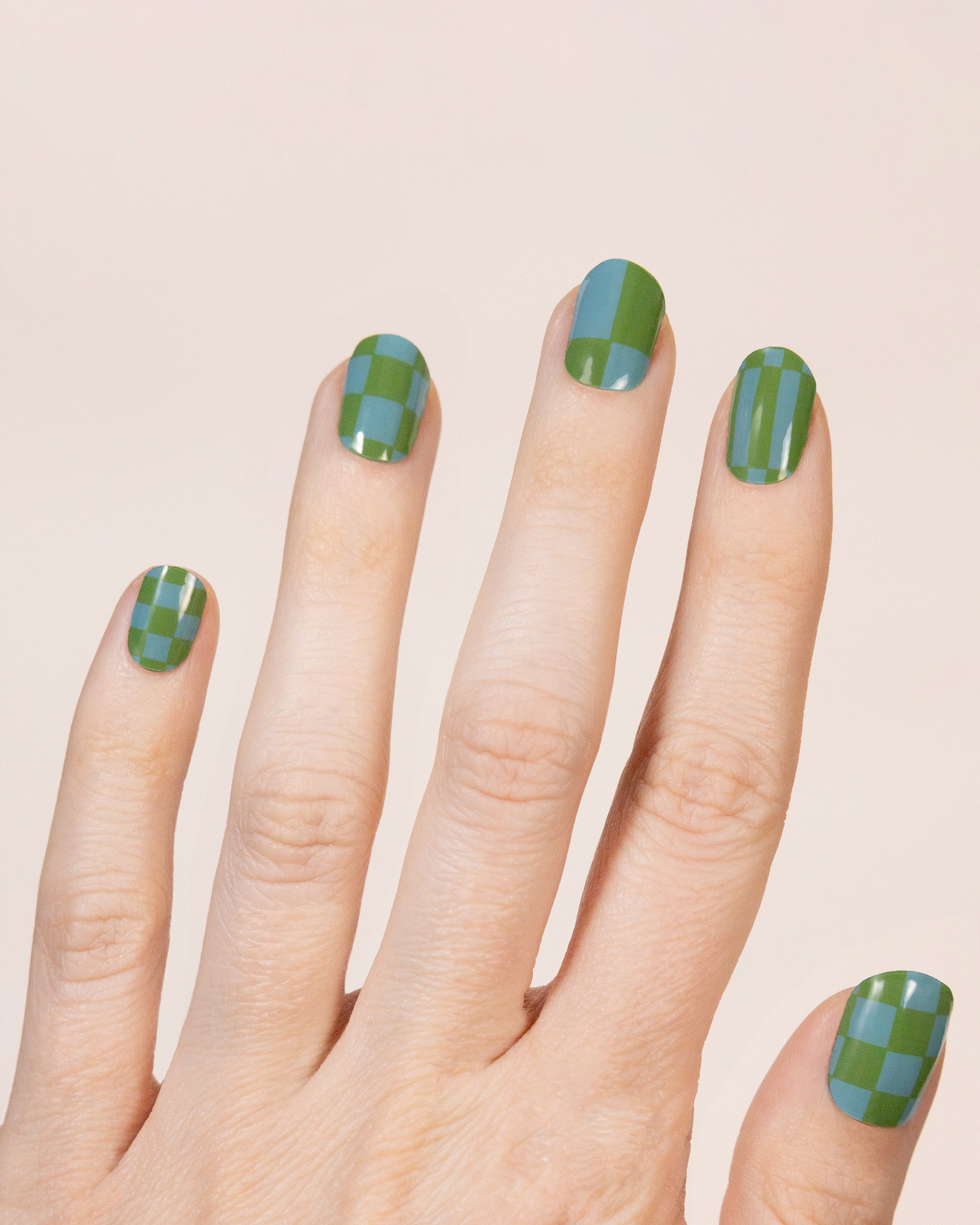 Abstract Gel Nail Strips - Etsy
