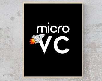 ENTREPRENEUR- Micro VC - Quote- Wall Art