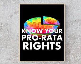 ENTREPRENEUR- Know Your Pro-Rata Rights - Quote- Wall Art