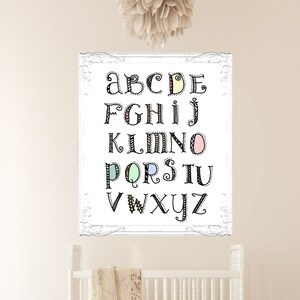 ALPHABET- Nursery Room-Digital Art