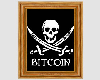 BITCOIN- Sons of Satoshi- Wall Art