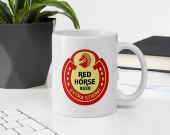 KUBEK-Czerwony Koń-Piwo-Ikona-Pinoy-Ceramika