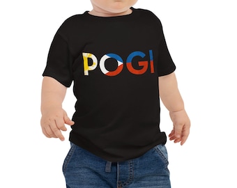TSHIRT- Baby Size- Pogi Shirt- Pinoy- Handsome-Philippine-Baby Jersey Short Sleeve Tee