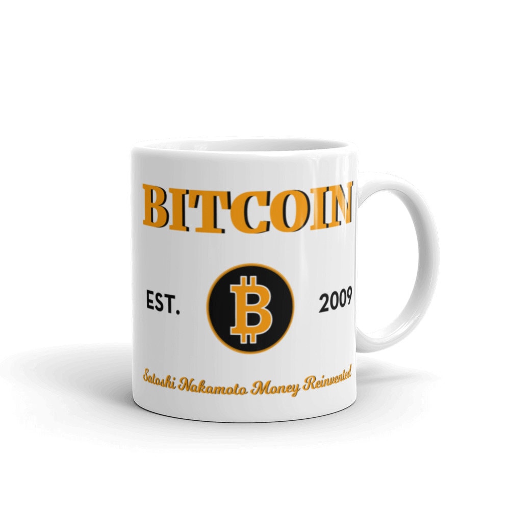 MUGS - BITCOIN EST 2009 Satoshi Nakamoto Money Reinvented - Ceramic Mug -  Etsy
