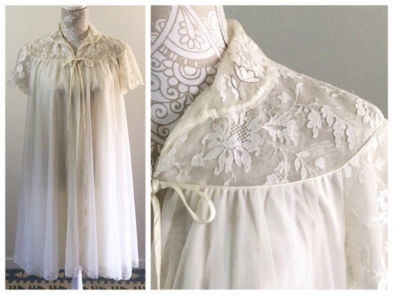 Claire Sandra by Lucie Ann designer ivory Peignoir