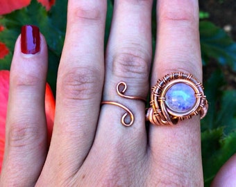 ORDER A CUSTOM RING, Natural Crystal Rings, Recycled Copper Jewelry