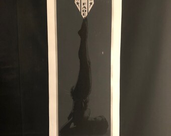 Original 1999 Made To Fade, Beer Nuts, Organic Chicago House of Blues 1999 Concert Poster, Local H, WWE, WWF, Mudflap Momma, Trucker,