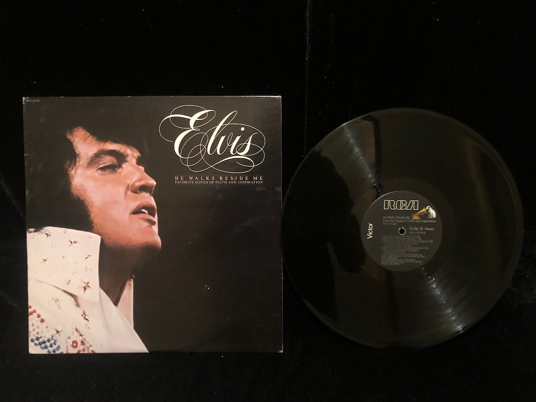 Original 1978 Elvis Presley He Walks Beside Me Vinyl Record LP RCA AFL1