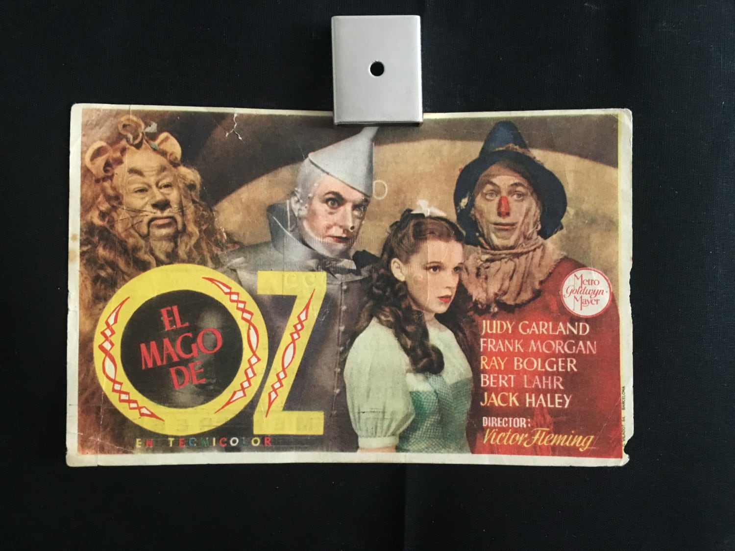 Original 1939 Wizard of Oz Spanish Herald Movie Poster RARE - Etsy
