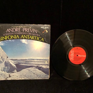 Original 1969 Andre Previn London Symphony Sinfonia Antartica LP Vinyl Record Album LSC3066