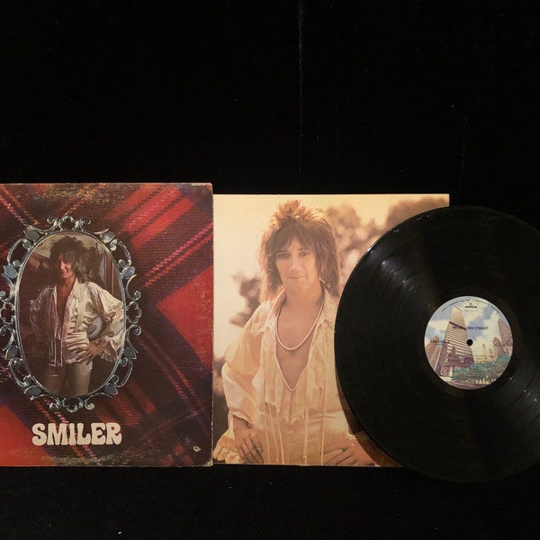 Original Vintage 1974 Rod Stewart Smiler LP Vinyl Record Mercury SRM 1-1017