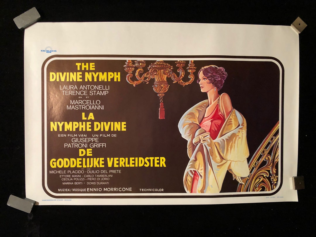 オリジナル 1976 年 聖なるニンフ ベルギー映画ポスター セクスプロイ