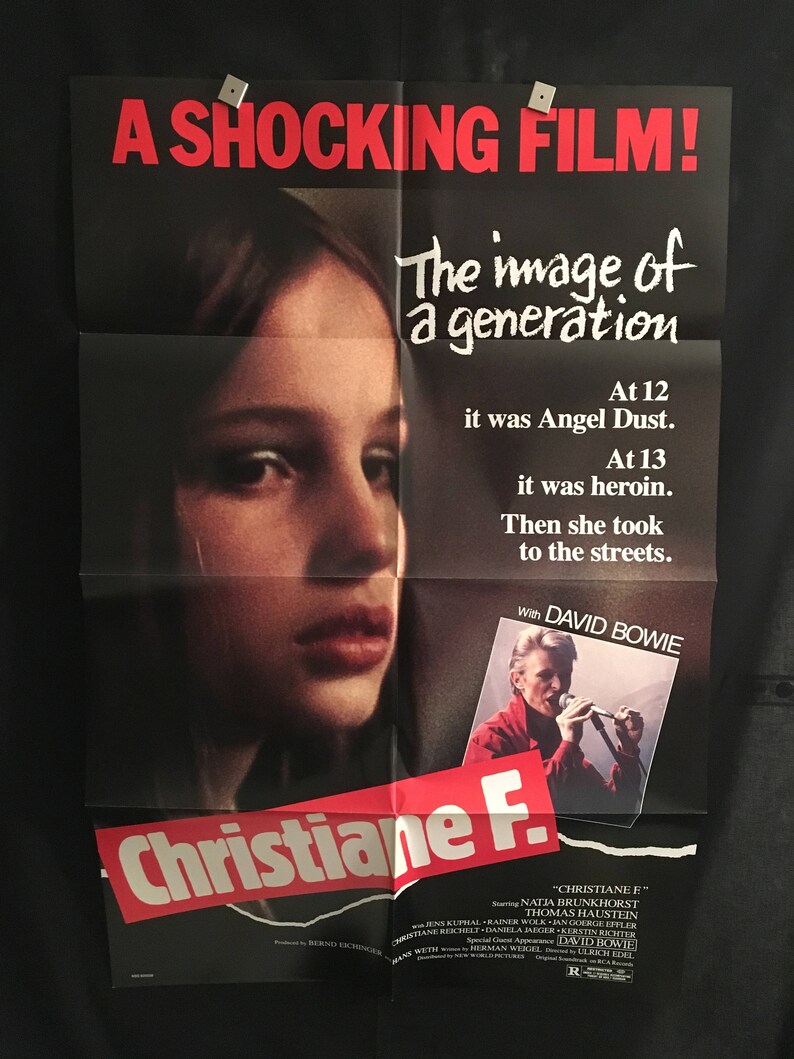 Original 1981 Christiane F Insert Movie Poster David Bowie Etsy Original 1981 Christiane F Insert Movie Poster David Bowie Etsy