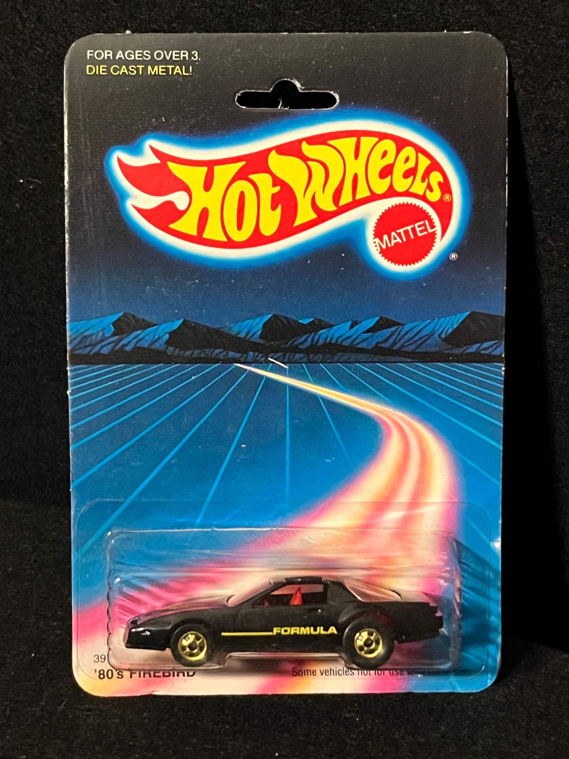 Original 1986 Hot Wheels 80's Firebird Formula No. 3972 MOC Black