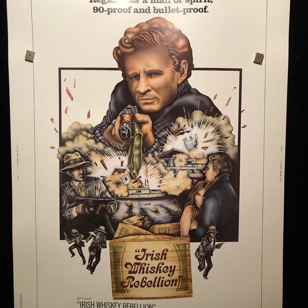 Original 1972 Irish Whiskey Rebellion 30x40 Movie Poster, Gangster, Mob, Mobster