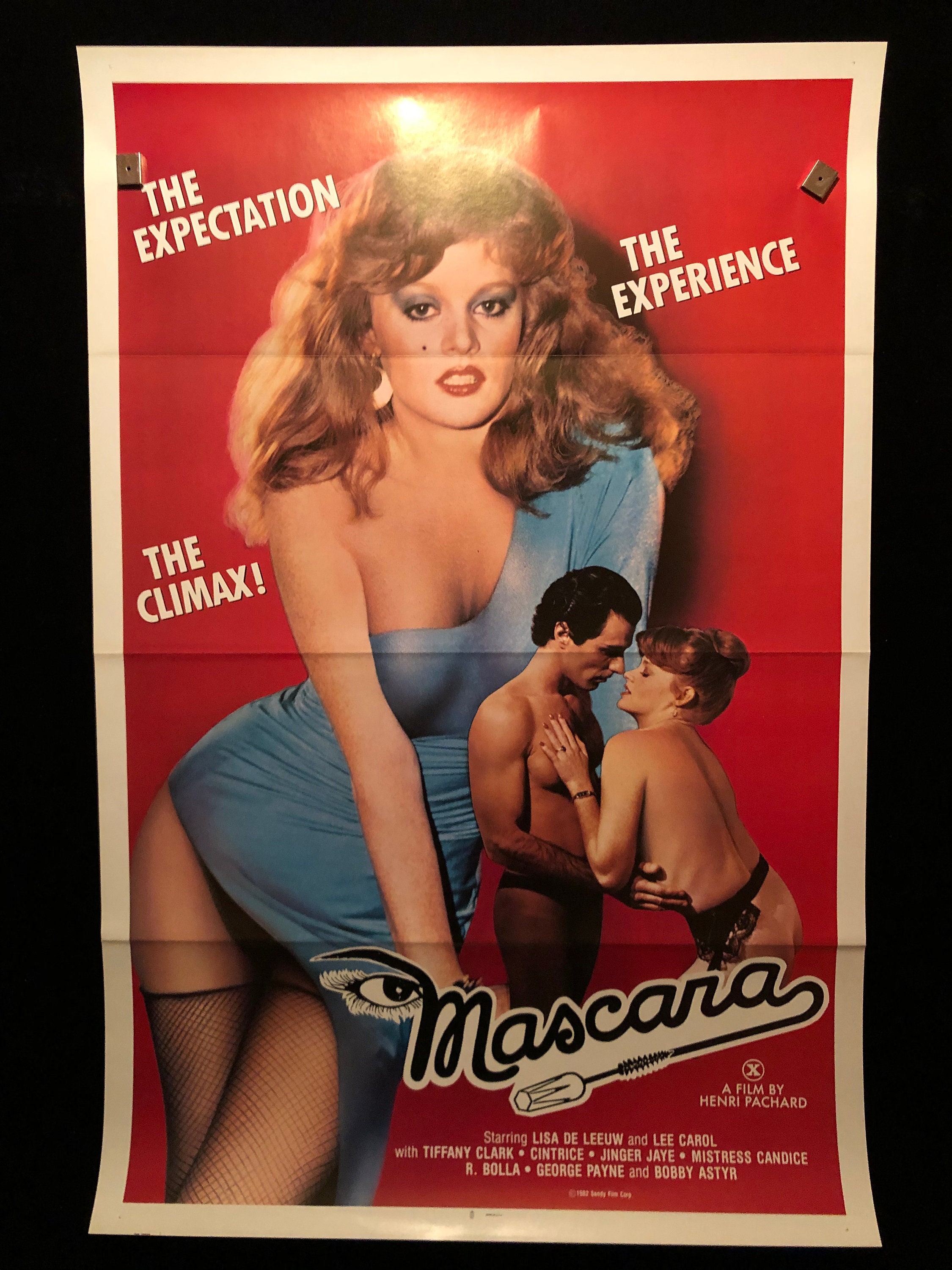 Original 1982 Mascara One Sheet Movie Poster Sexploitation image