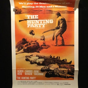 Original 1971 the Hunting Party One Sheet Movie Poster Oliver Reed
