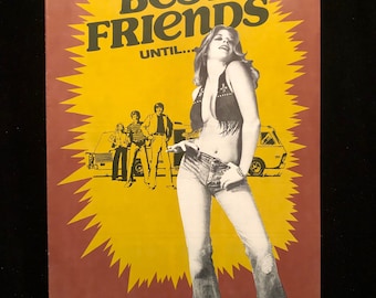 Original 1975 Best Friends Program Pressbook Sexploitation, Bad Girl