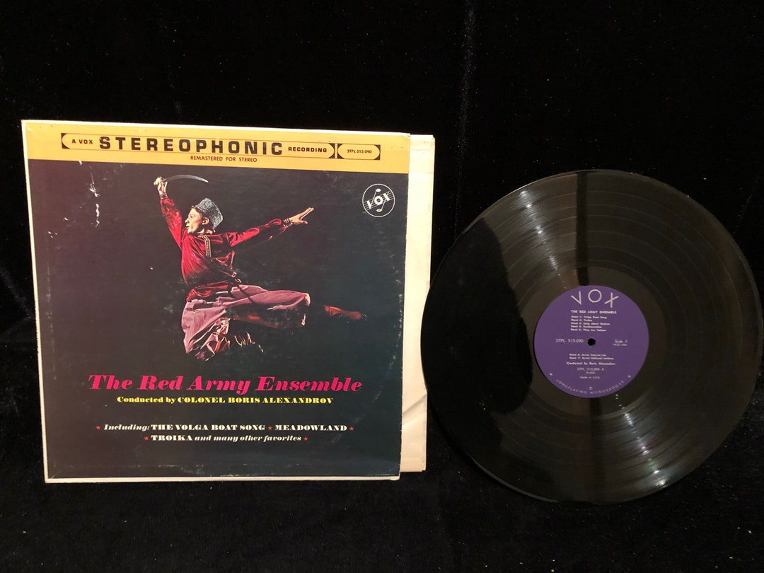 Original 1965 Red Army Ensemble Colonel Boris Alexandrov LP Vinyl