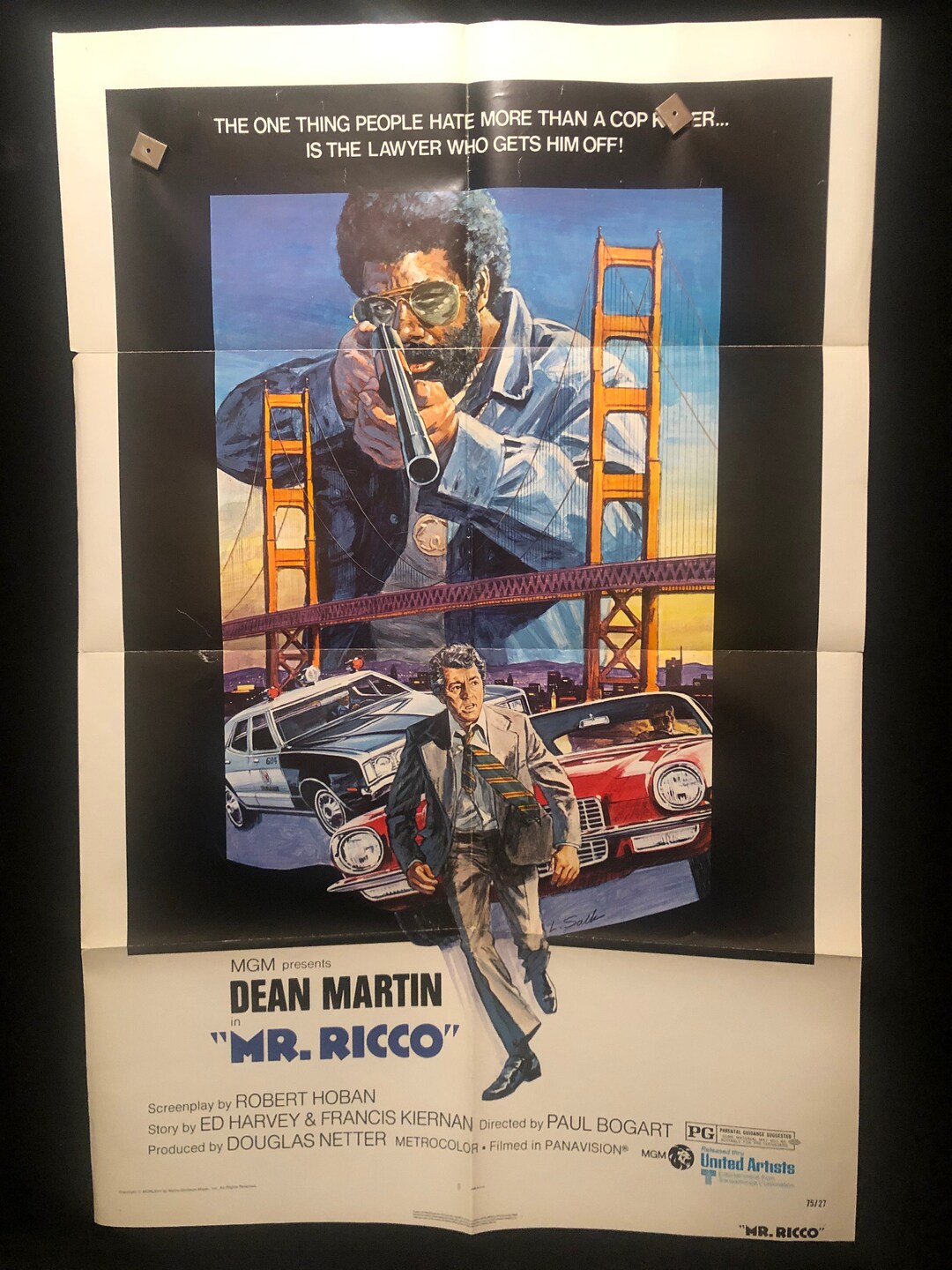 Mr Ricco Original 1974 Mr Ricco One Sheet Movie Poster Rat Pack Dean - Etsy