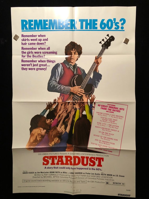 オリジナル 1974 スターダスト ワンシート 映画ポスター キース ムーン