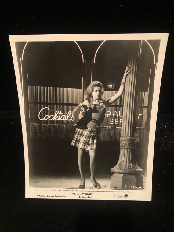 Original 1966 the Swinger Press Movie Black and White 8x10 Photo