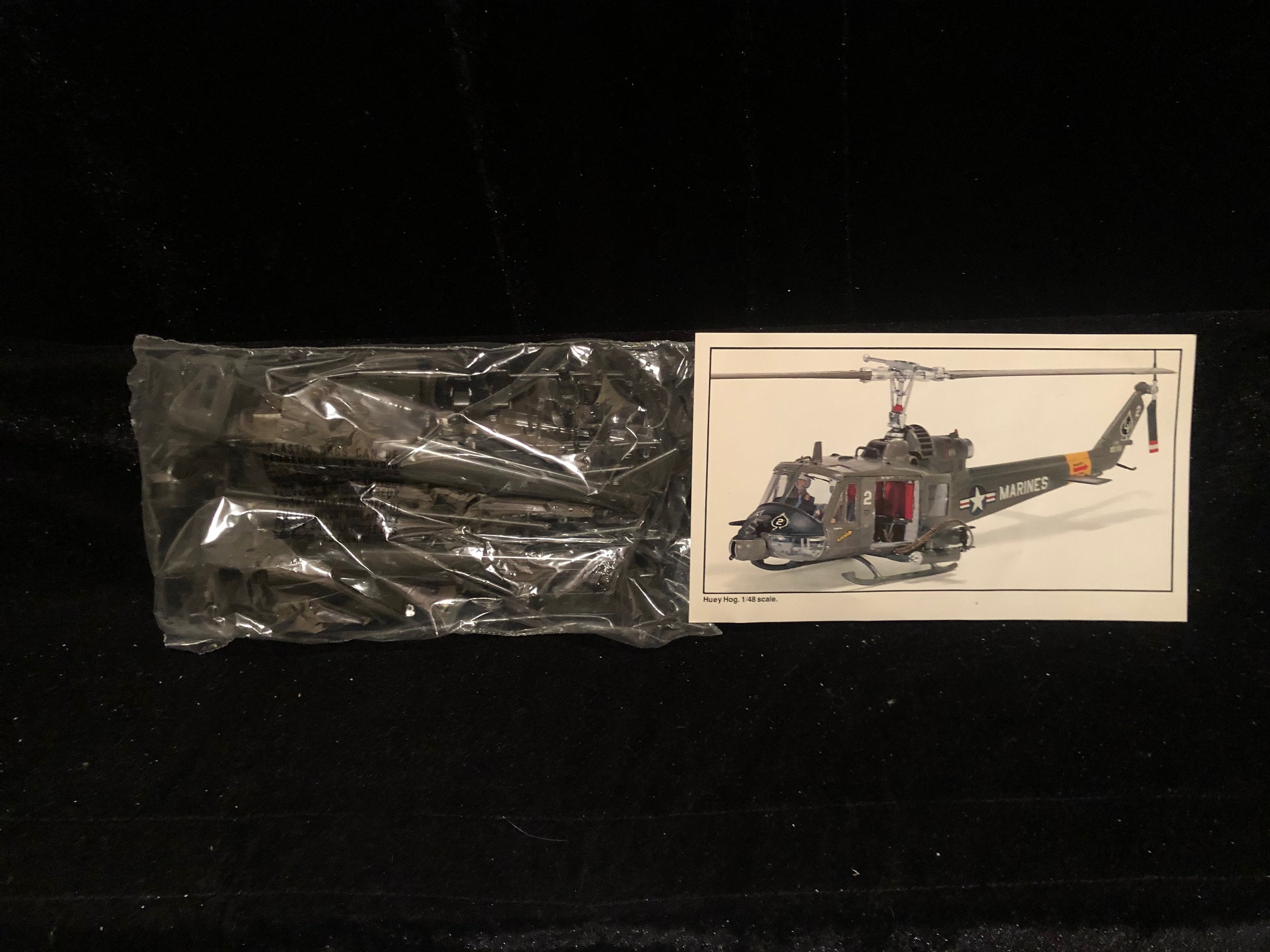 Original 1977 Young Model Builders Club Huey Hog Helicopter Toy Model