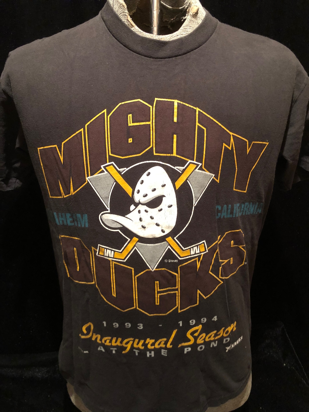 Original 1993 the Mighty Ducks Anaheim NHL Hockey 1993-1994