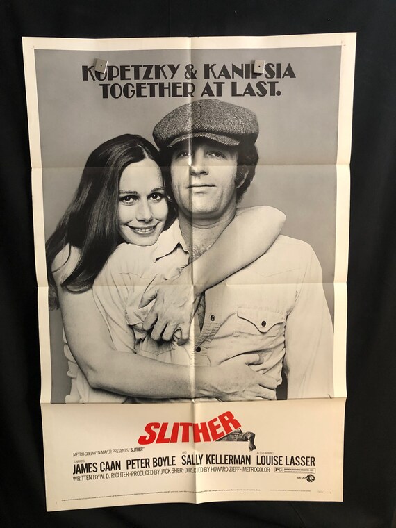 映画 ”ヘブンリーホリディス”のポスター 新品未使用のものです！ 1973 年オリジナル映画『スリザー』ワンシートポスター ジェームズ