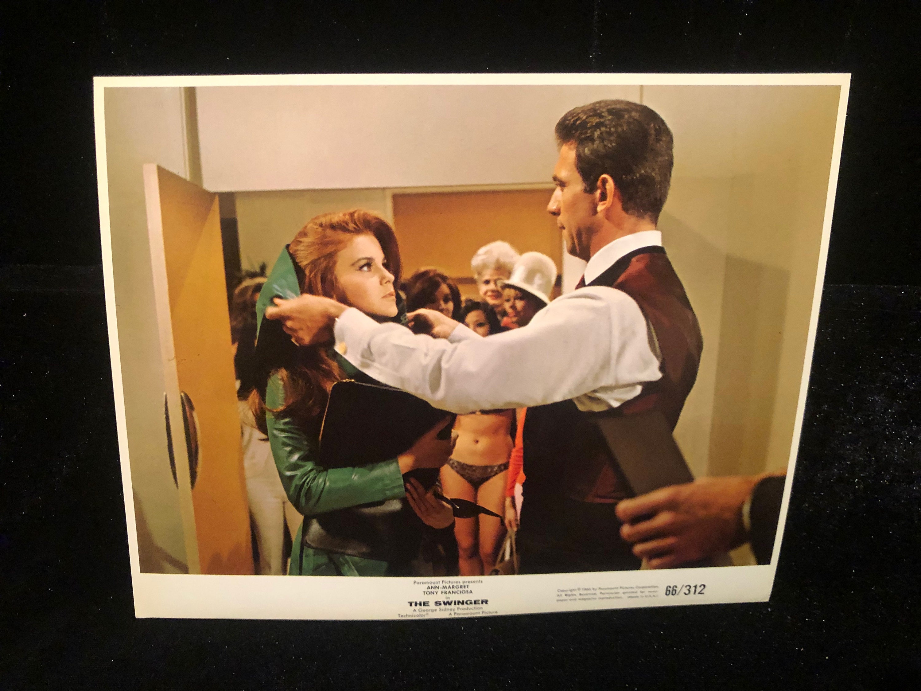Original 1966 the Swinger Press Movie Color 8x10 Photo Ann Margret Sexploitation Photograph