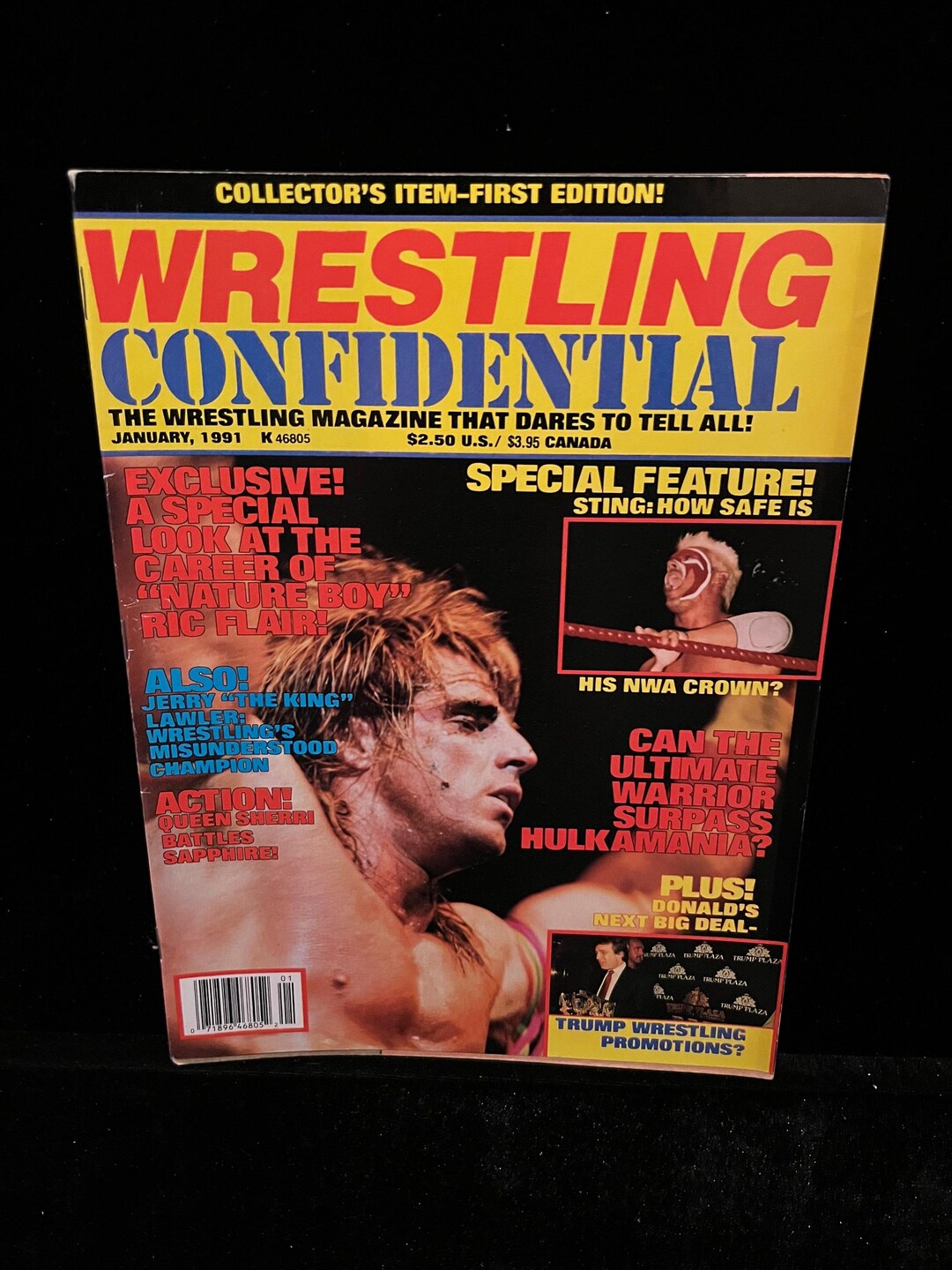 Original Wrestling Confidential Jan 1991 Magazine 1st Issue Ultimate ...