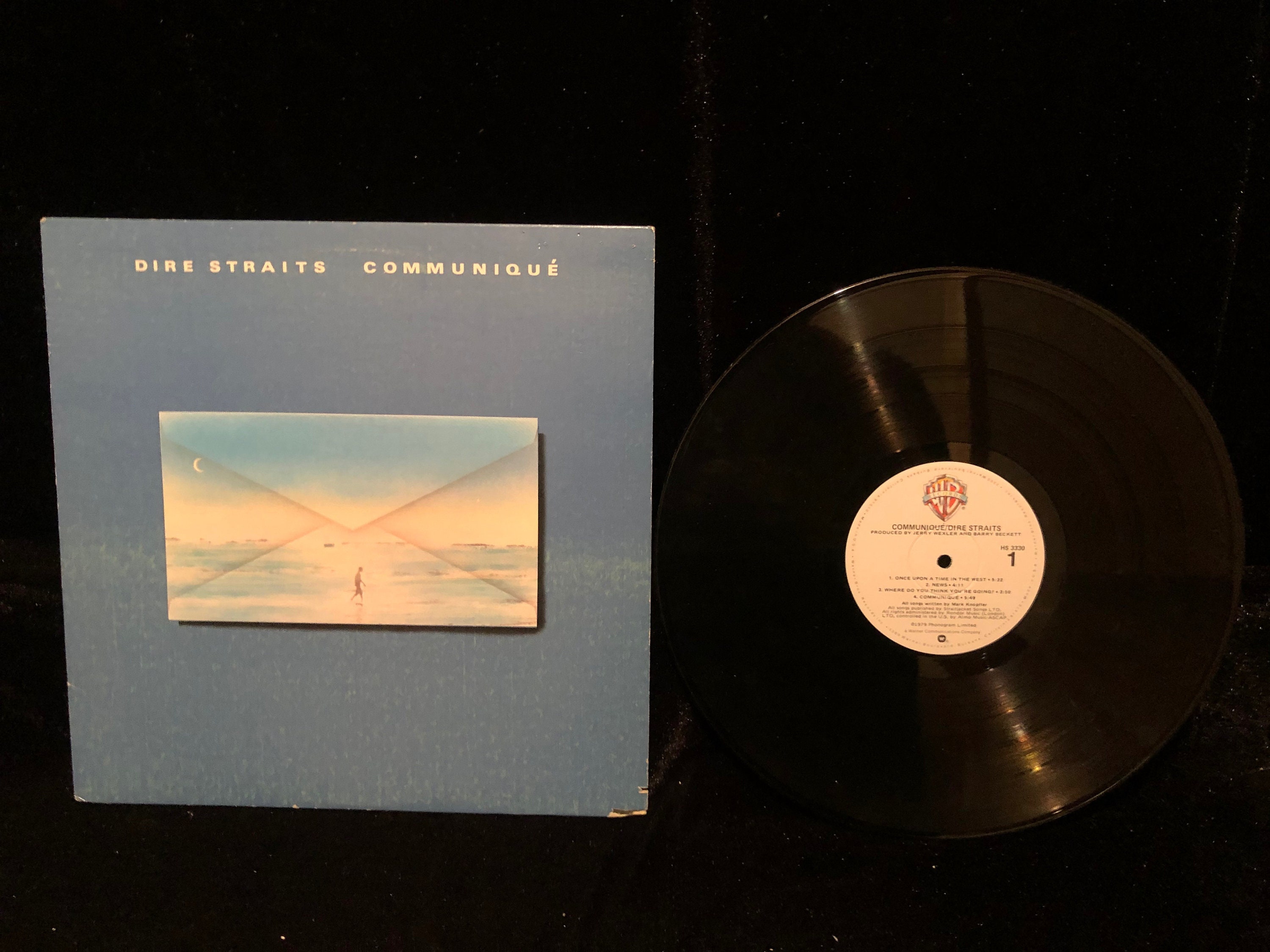Original 1979 Dire Straits Communique Vinyl Record LP 1st Pressing