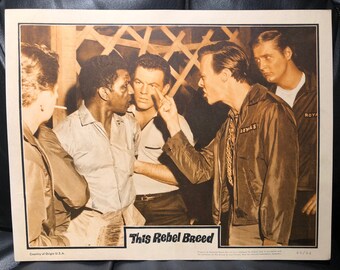 Original 1960 This Rebel Breed Lobby Card Movie Poster, Rita Moreno, Teen, Sexploitation, Exploitation, Biker, Gang, Motorcycle