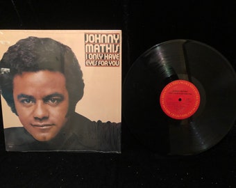 Original Vintage 1976 Johnny Mathis I Only Have Eyes For You Vinyl Record LP Columbia X698