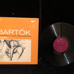 Original 1965 Fritz Reiner Bartok Chicago Symphony Orchestra LP Vinyl Record Album VICS1110
