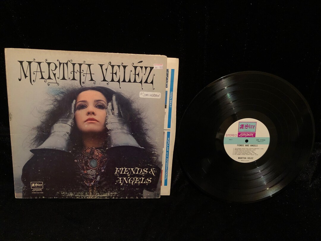 USオリジナル Martha Velez Fiends & Angels LP martha-velez-fiends