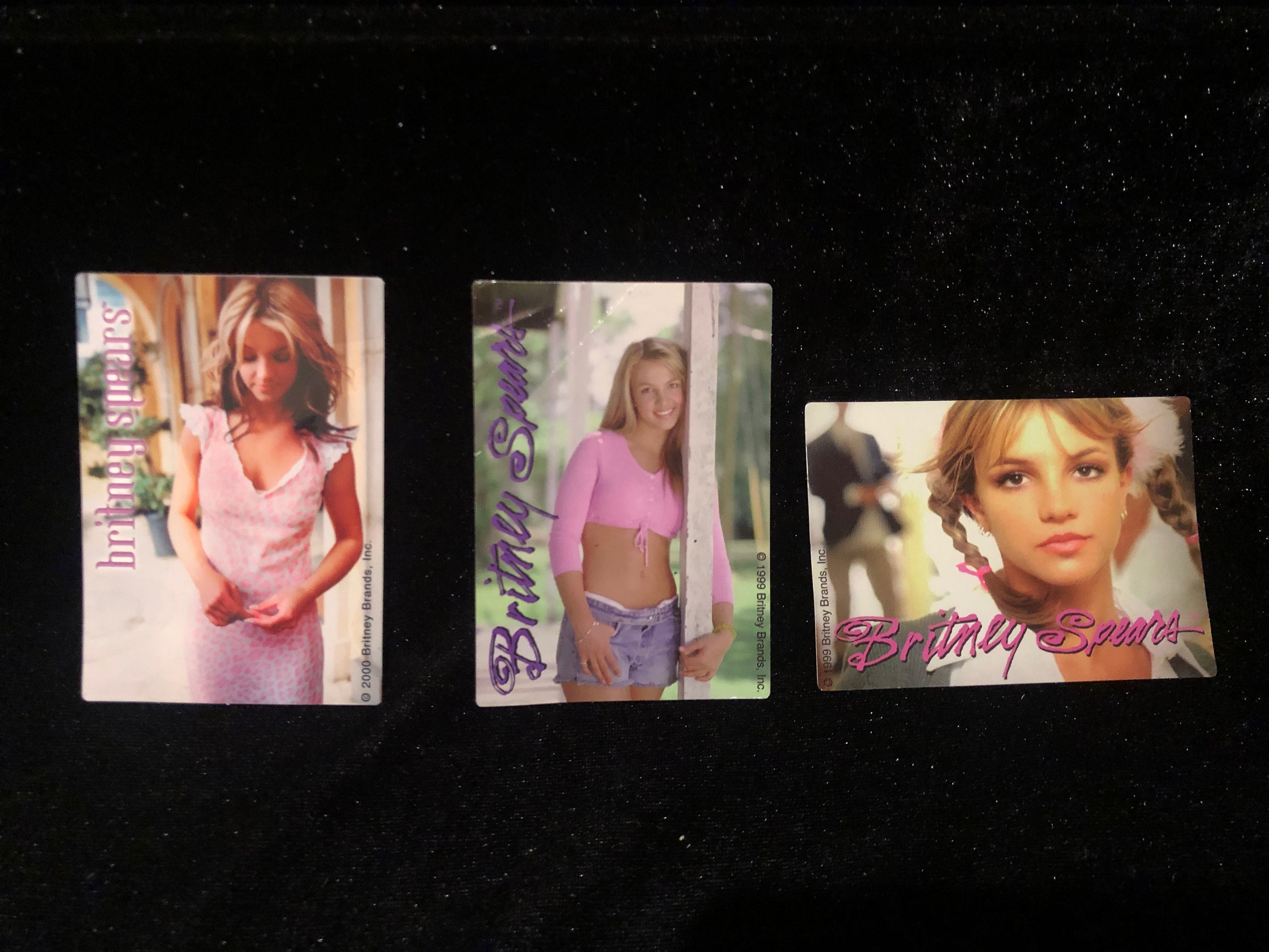 Original Britney Spears (3) 1999/2000 Vending Machine Stickers
