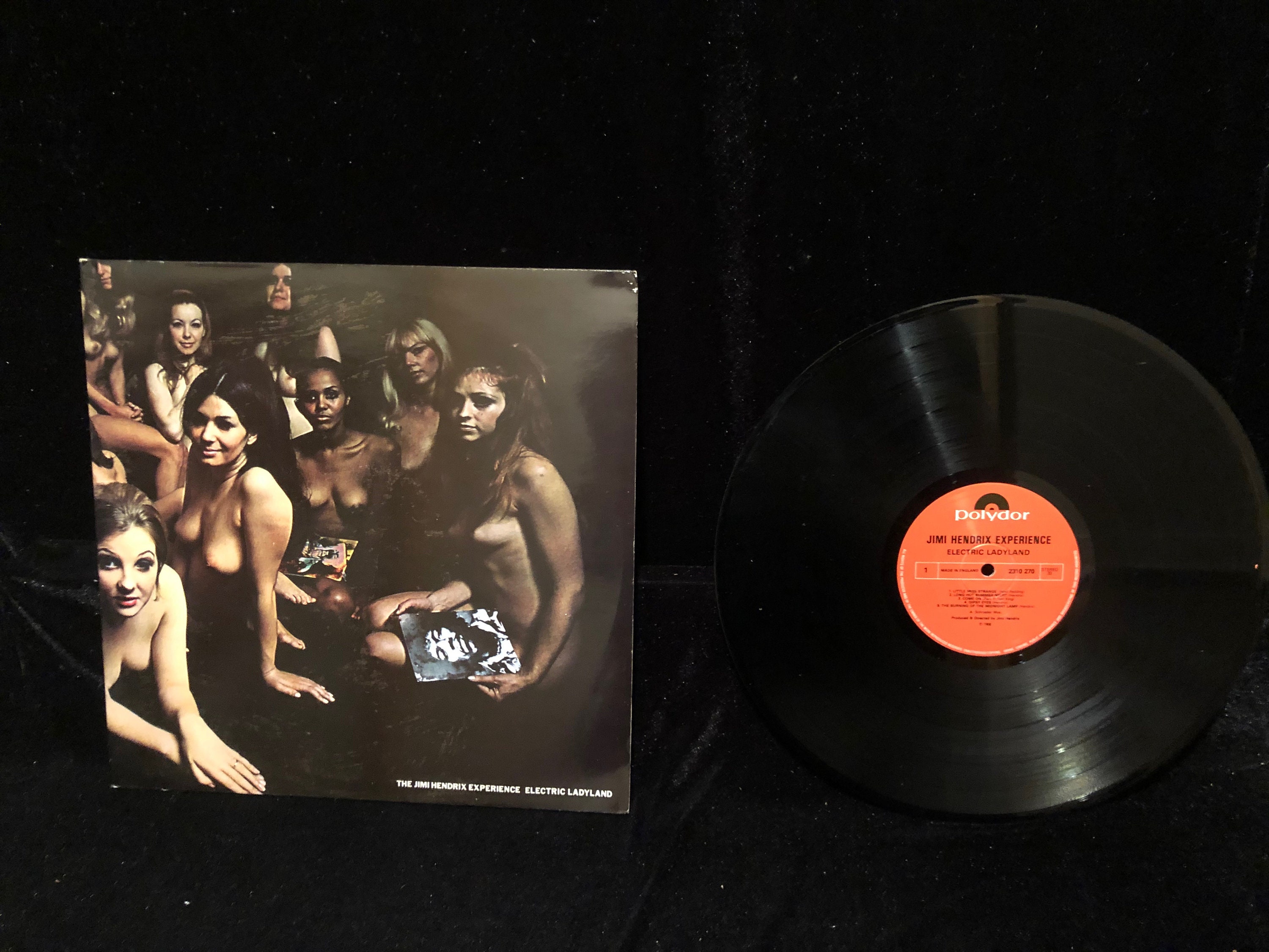 Original 1968 Jimi Hendrix Experience Electric Ladyland 2 LP Vinyl
