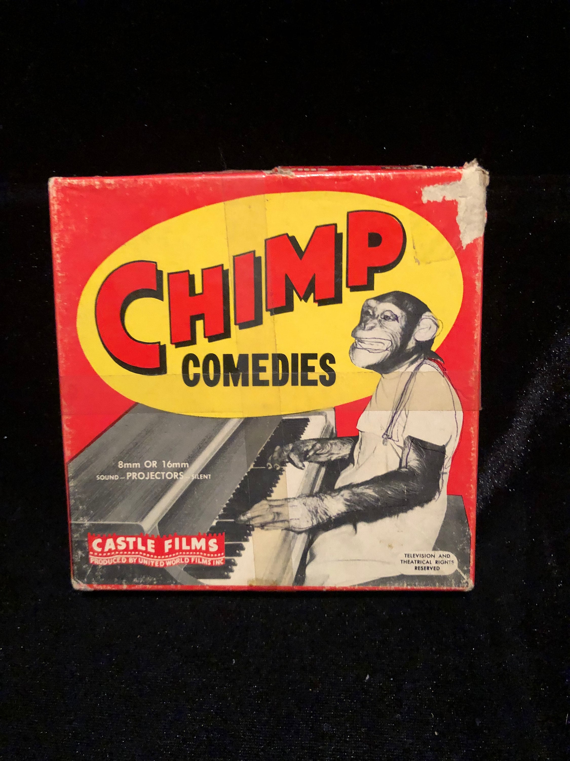 Original 1960s Chimp Comedies Chimp The Chump Super 8MM Movie Reel Castle  Films 843