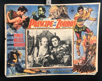 マーク・オブ・ゾロ 1940年 タイロン・パワー 映画ポスター復刻版 約