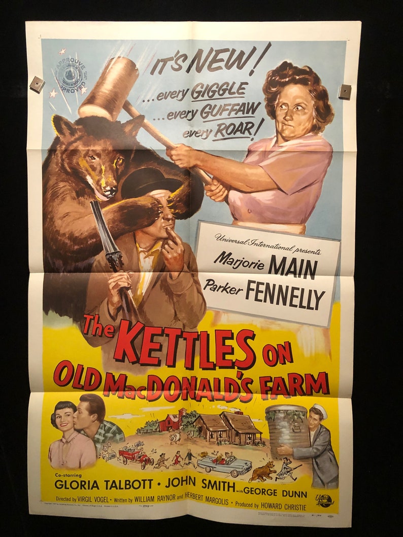 Original 1957 the Kettles on Old Macdonald's Farm One Etsy